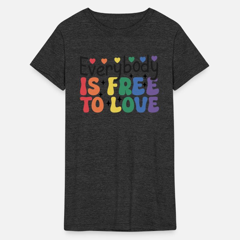 LGBT Pride Tee Everybody Is Free To Love