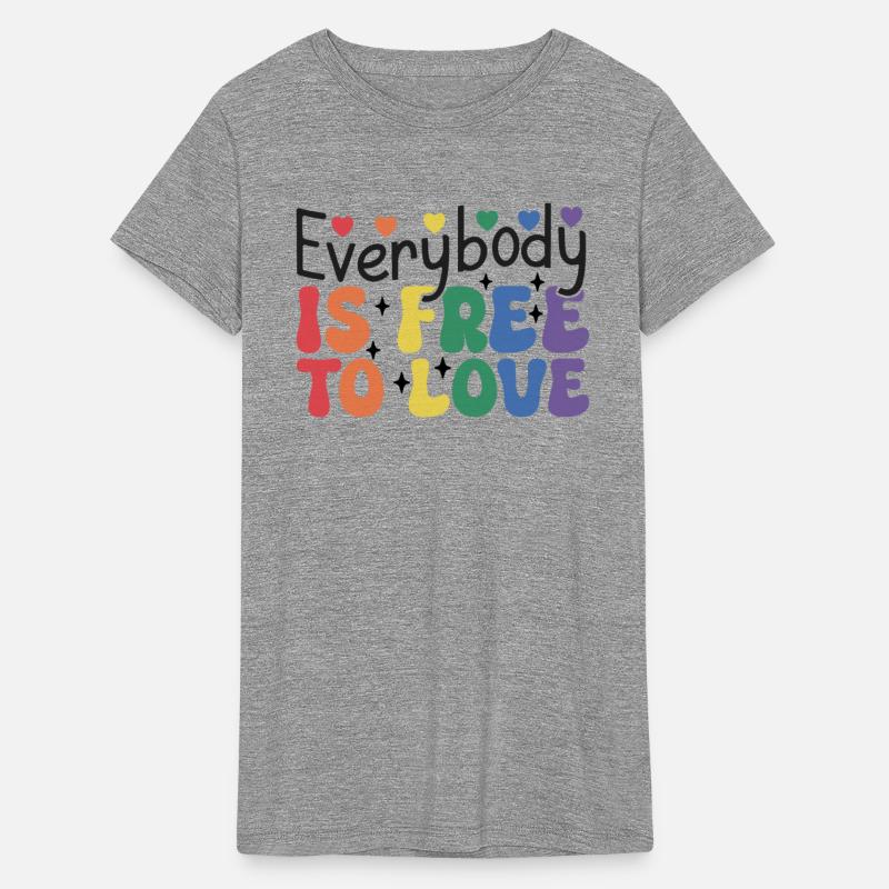 LGBT Pride Tee Everybody Is Free To Love