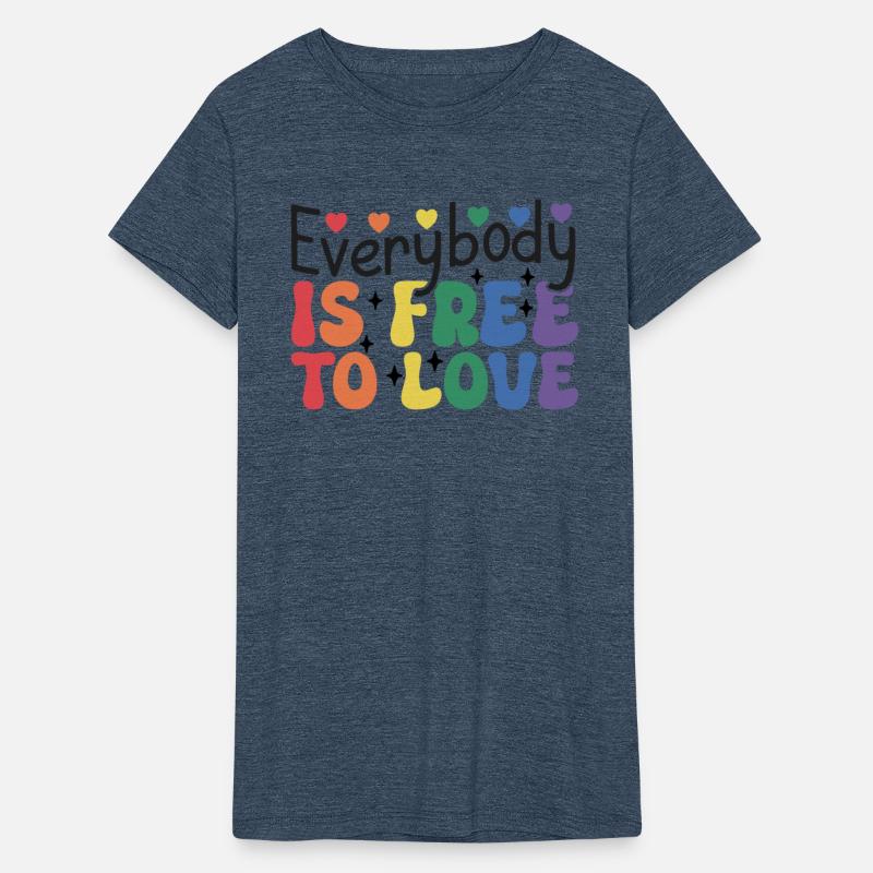 LGBT Pride Tee Everybody Is Free To Love