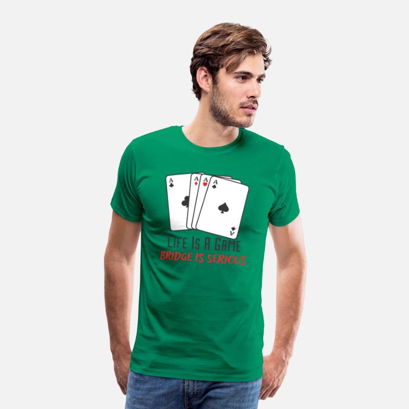 Life Is A Game Bridge Is Serious Card Player