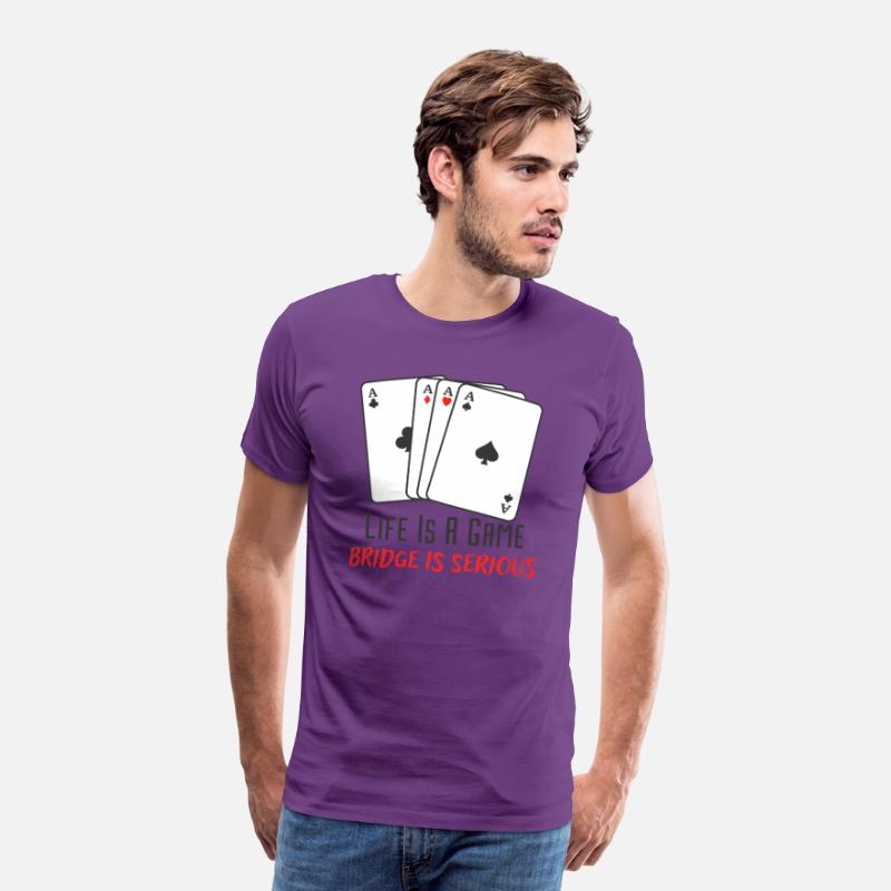 Life Is A Game Bridge Is Serious Card Player