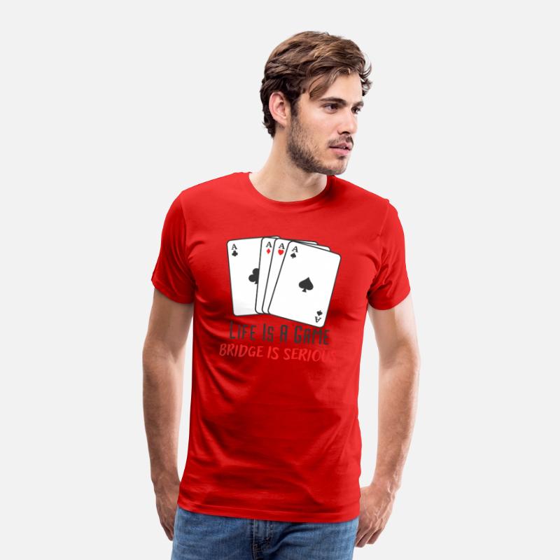 Life Is A Game Bridge Is Serious Card Player