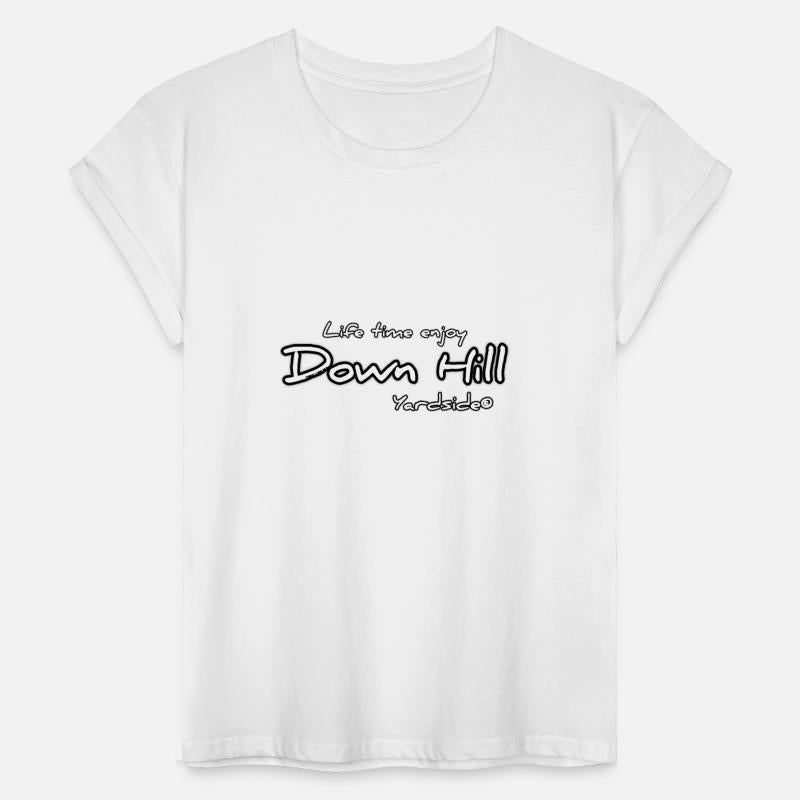 Life time enjoy Down Hill Yardside font logo