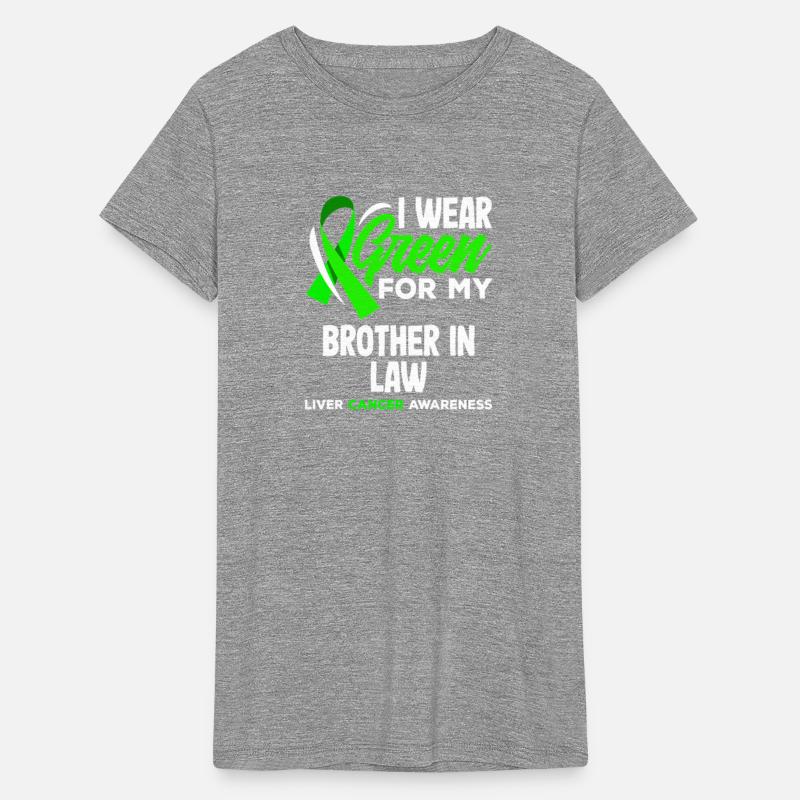Liver Cancer Awareness I Wear Green Brother In Law