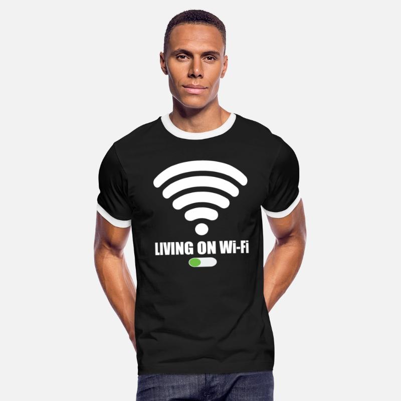 Living On Wi-Fi WiFi WLAN Saying Internet Signal