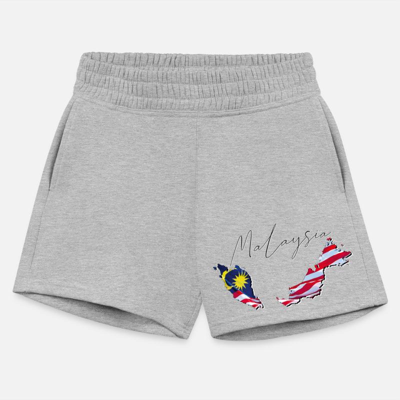 Malaysia Flag in Malaysia Map EN