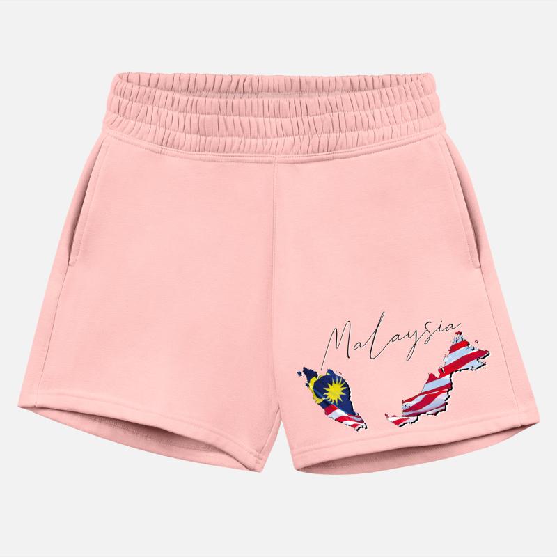 Malaysia Flag in Malaysia Map EN