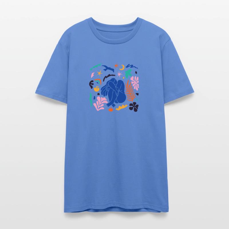 Matisse Inspired Woman Abstract Art Pattern