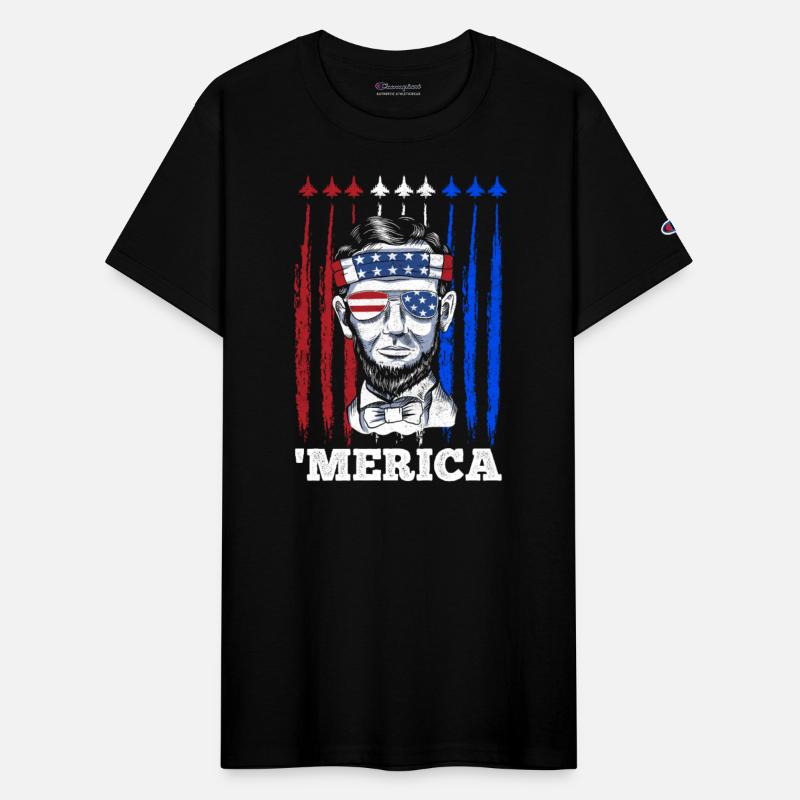 Merica Lincoln Independence Day Party Patriots