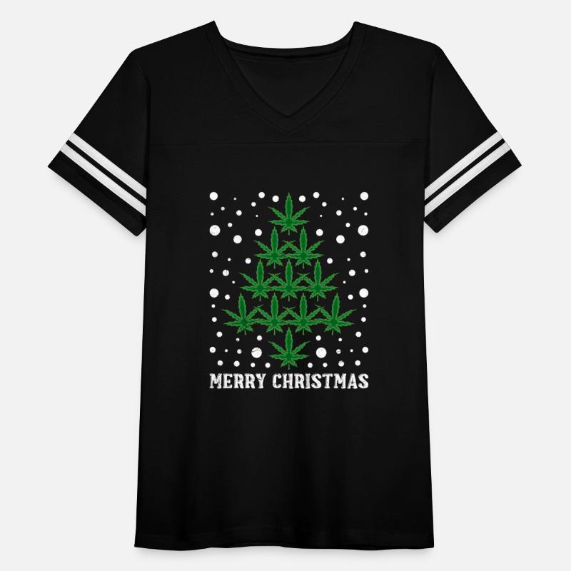 Merry Chistmas Hemp Leaf Christmas Tree