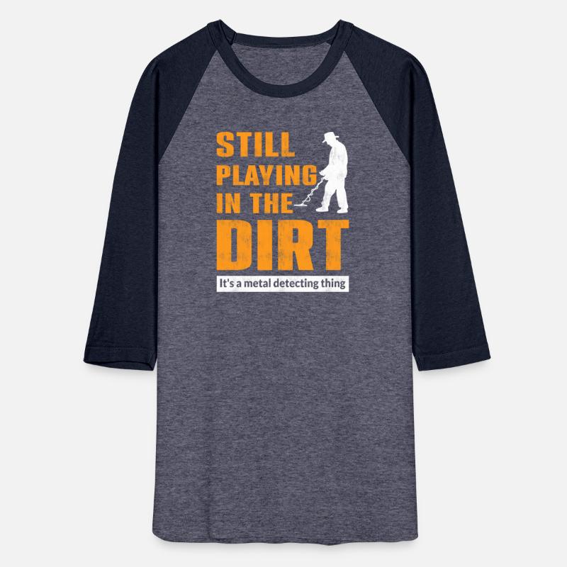 Metal detecting playing inthe dirt