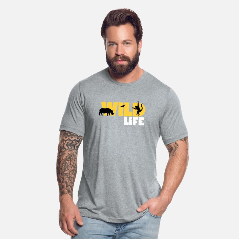 Minimalist Black and Yellow Wild Life T-Shirt