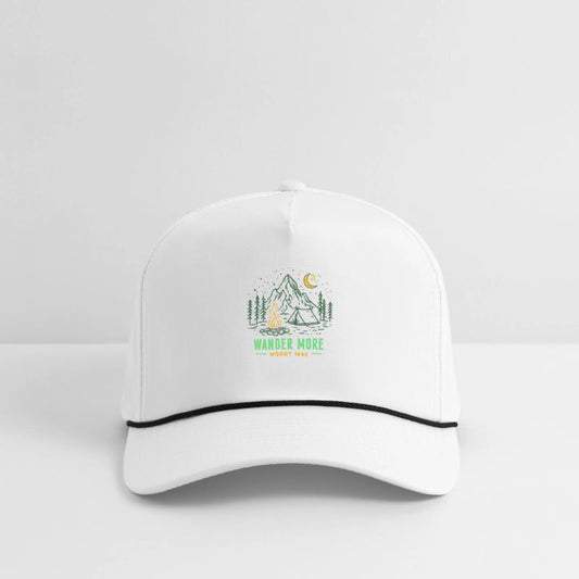 Minimalist Camping Scene Illustration With Hand