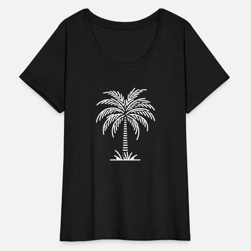 Minimalistic Vector Palm Tree path10