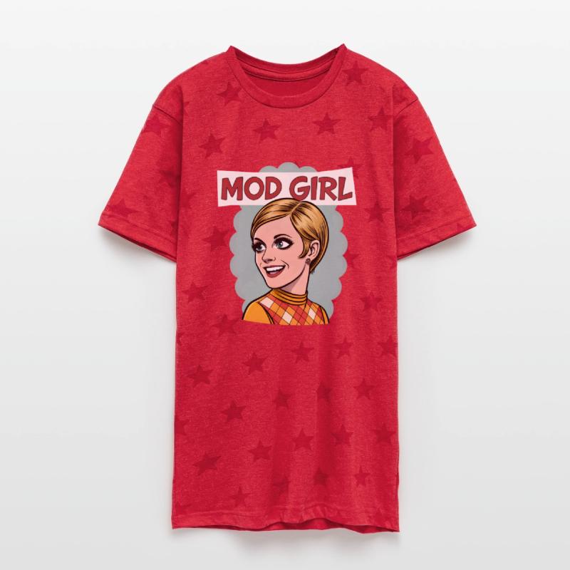 Mod Girl Twiggy Style Eyes Retro 60s