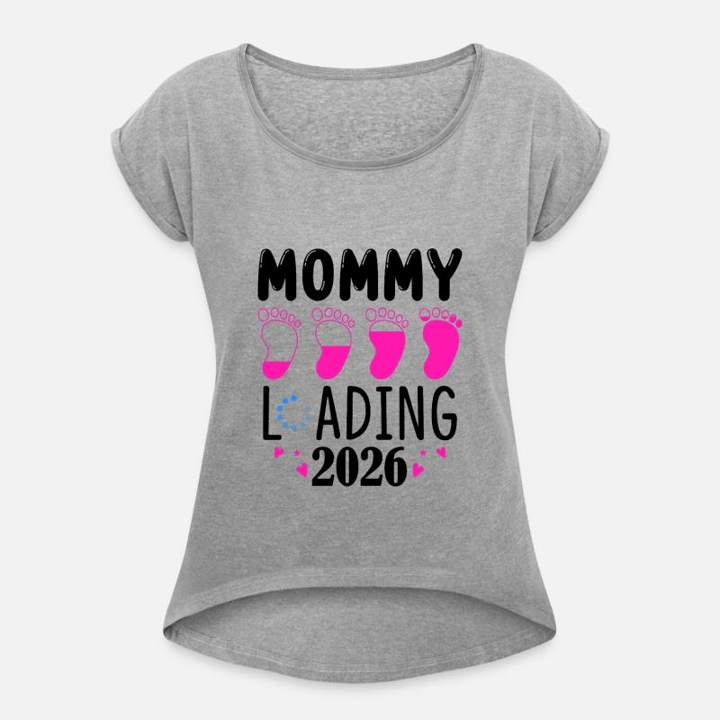 Mommy Loading 2026 Fun Expecting Mom Theme