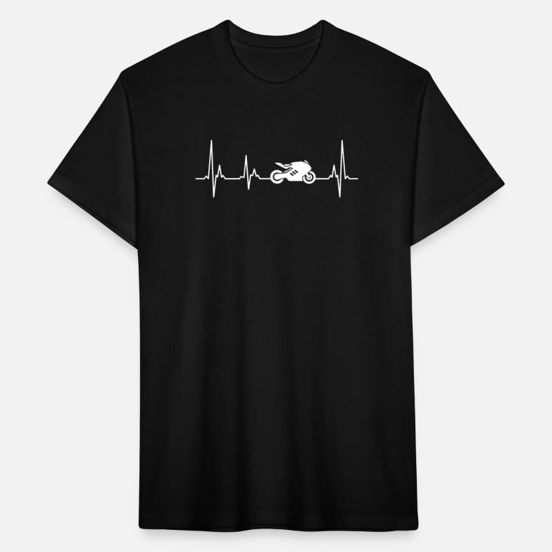 Motorcycle Racing Motorcycle Heartbeat ECG