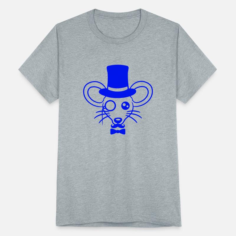Mr. Mouse Top Hat Monocle Glasses Rich Gentleman