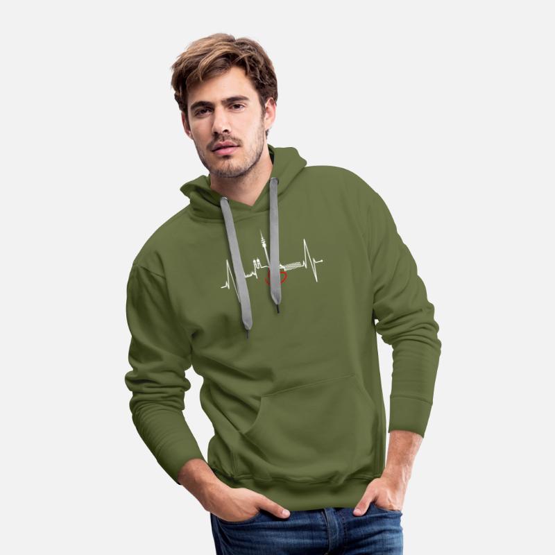 Munich Skyline Heartbeat Bavarian Oktoberfest Gift