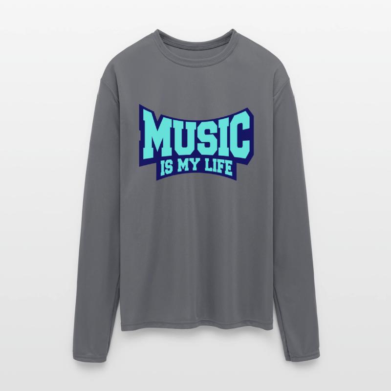 Music is my Life Love Text Saying Club Party Dance