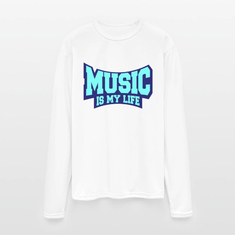 Music is my Life Love Text Saying Club Party Dance