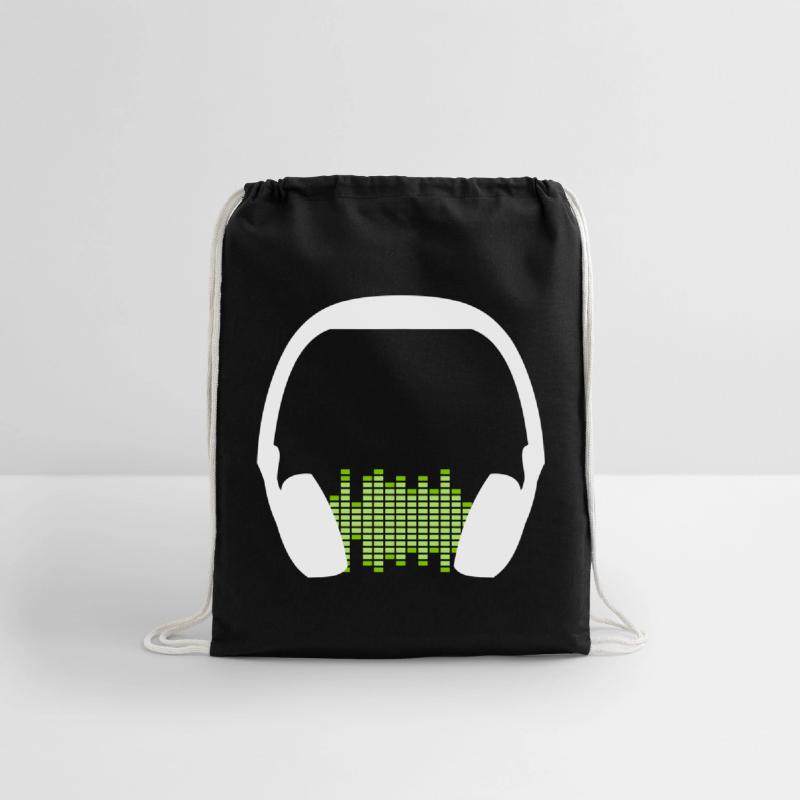 Music Love Headphone Equalizer Wave Bars Party