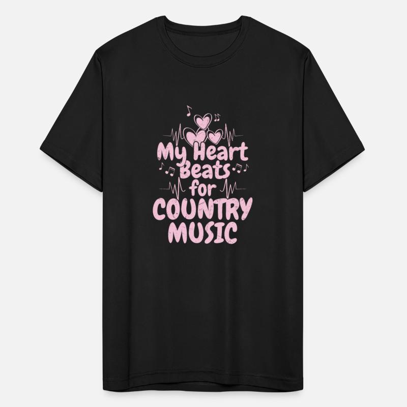 My Heart Beats for Country Music Cowboy Western