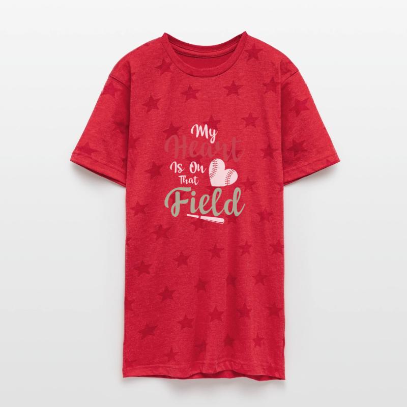 My Heart Is On That Field Baseball Sport Fan