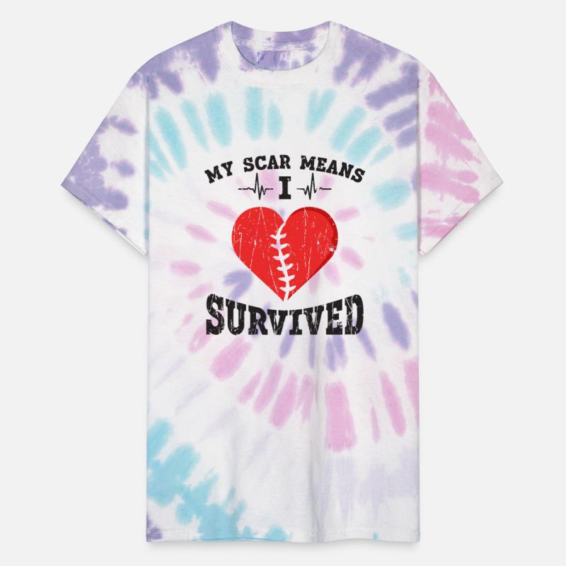 My scar means I survived - open heart surgery
