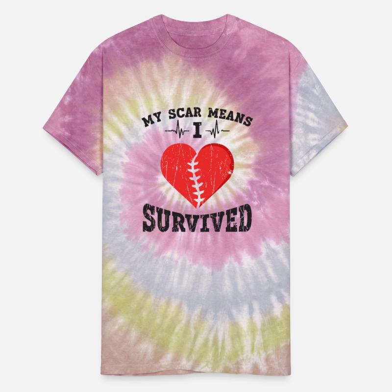 My scar means I survived - open heart surgery