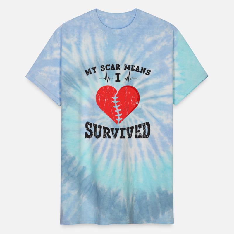 My scar means I survived - open heart surgery