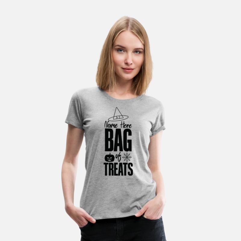 Name here bag of treats T shirt