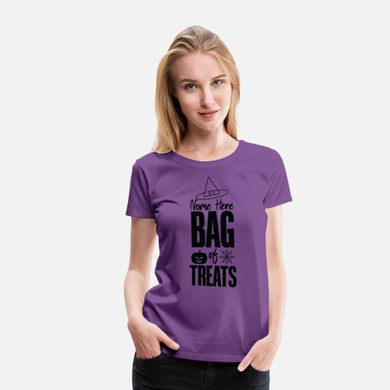 Name here bag of treats T shirt