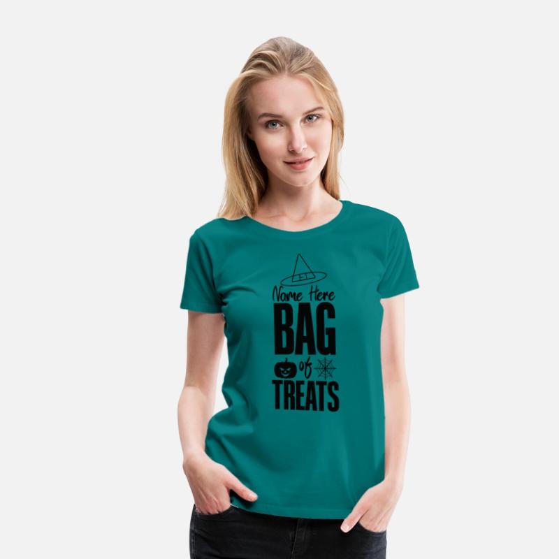 Name here bag of treats T shirt