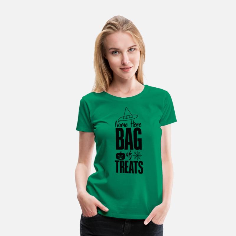 Name here bag of treats T shirt
