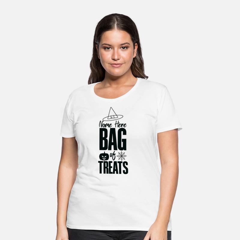 Name here bag of treats T shirt