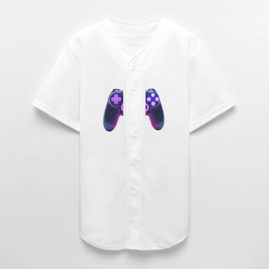 Neon Gaming Controller Art Print