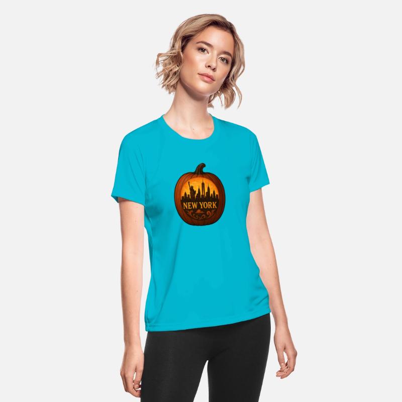 New York Skyline Pumpkin Carving Design