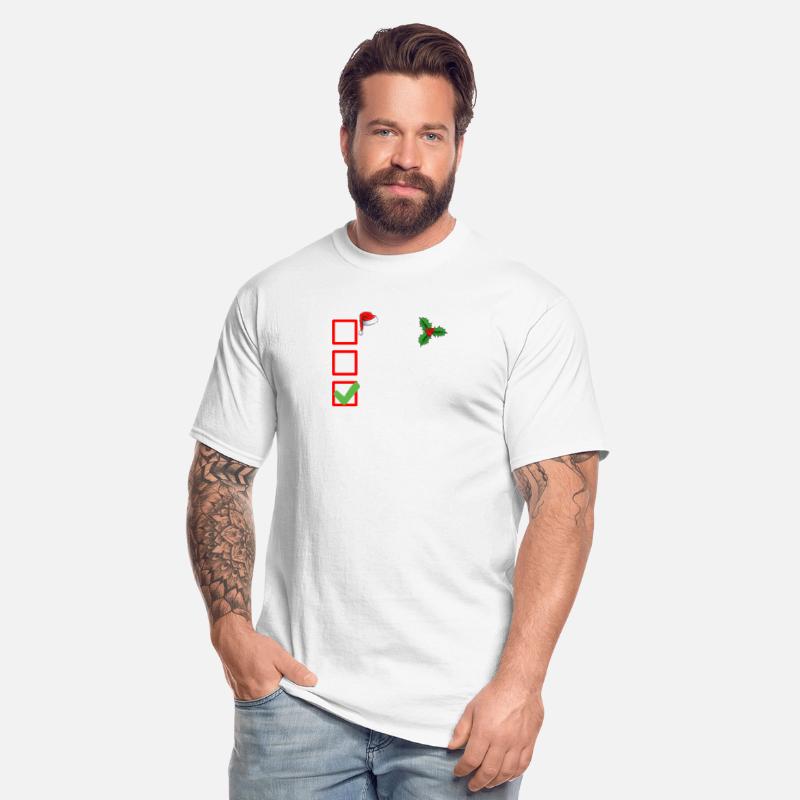 Nice Naughty Redhead Family Matching Christmas Lis