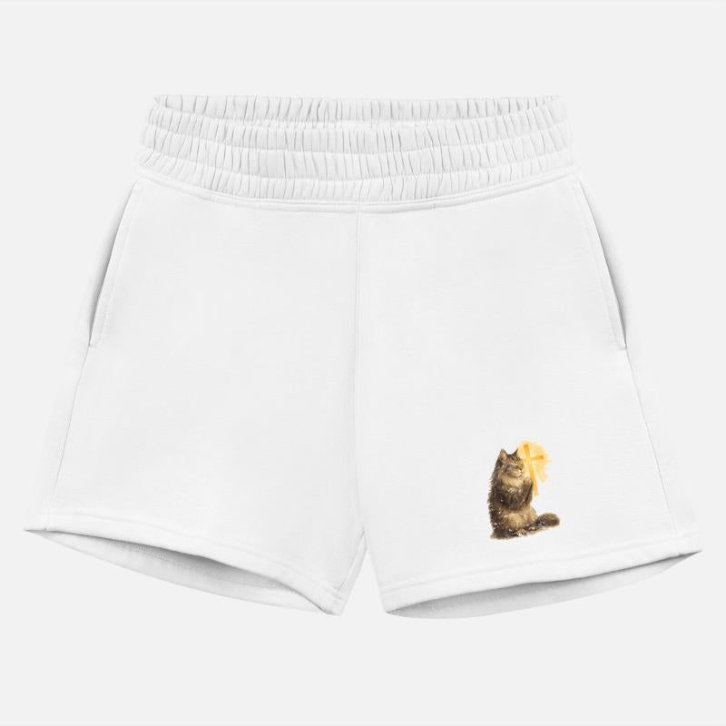 Norwegian Forest Cat with Illuminated Cross