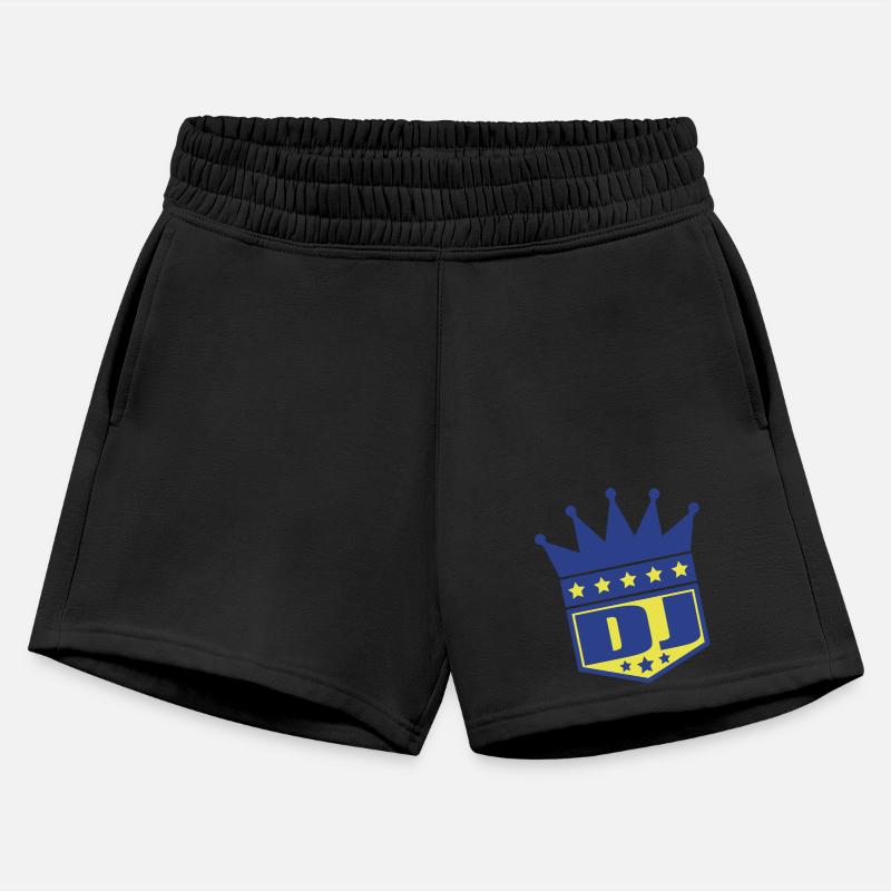 Official DJ Crown King Music Party Text Lettering