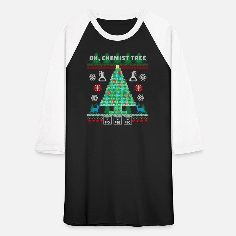 Oh Chemist Tree Funny Holiday Ugly Christmas Theme