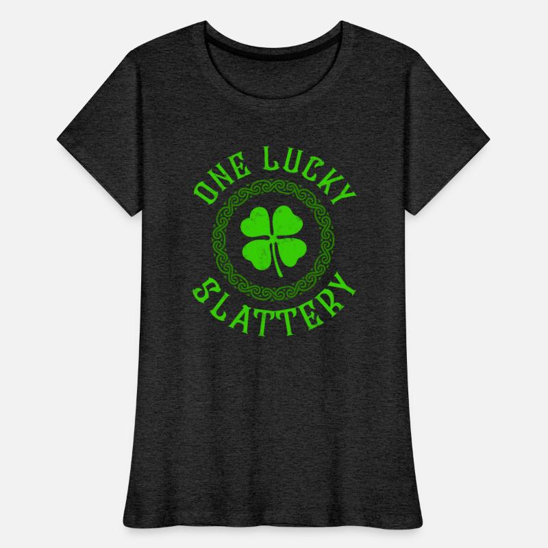One Lucky Slattery Irish Family Four Leaf Clover