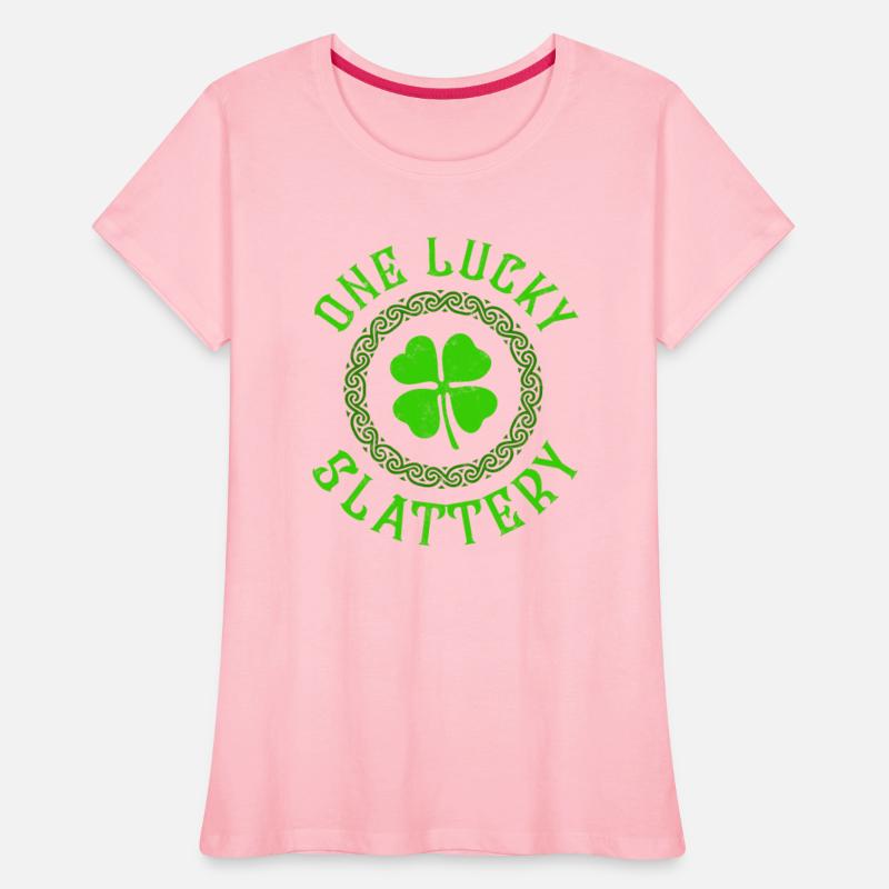One Lucky Slattery Irish Family Four Leaf Clover