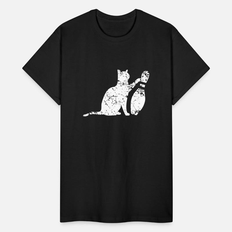 Ornery Alley Cat Tipping Bowling Pin