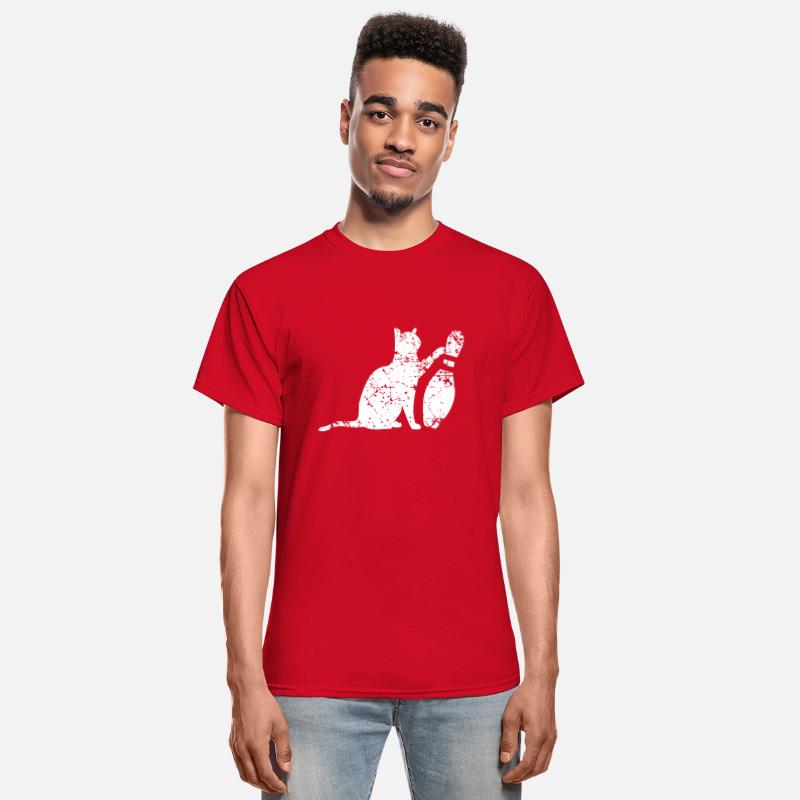 Ornery Alley Cat Tipping Bowling Pin