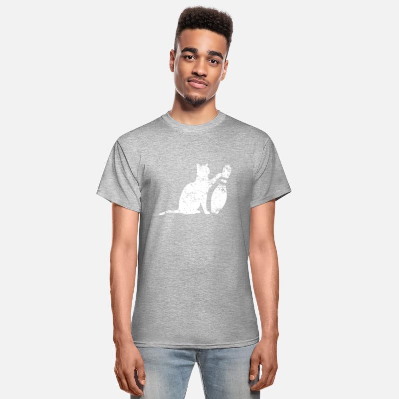 Ornery Alley Cat Tipping Bowling Pin