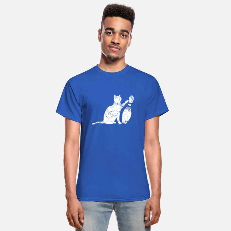 Ornery Alley Cat Tipping Bowling Pin