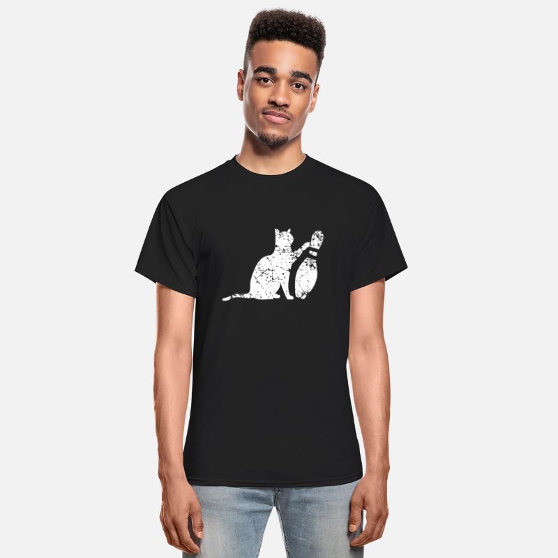 Ornery Alley Cat Tipping Bowling Pin