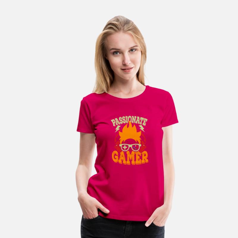 PASSIONATE GAMER GAMING KIDS TEENS MEN WOMEN FUNNY